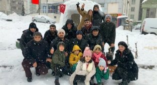 Kahramanmaraş'ta kardan manzaralar 