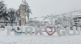 Türkoğlu'ndan Kar Manzaraları
