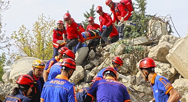 Kahramanmaraş’ta Gerçeği Aratmayan Deprem Tatbikatı