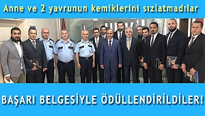 BAŞARILI POLİSLER BAŞARI BELGESİYLE ÖDÜLLENDİRİLDİLER