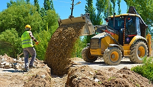 BÜYÜKYAPALAK’TA İÇME SUYU ŞEBEKESİ YENİLENİYOR