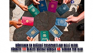 DÜNYANIN EN DEĞERLİ PASAPORTLARI BELLİ OLDU