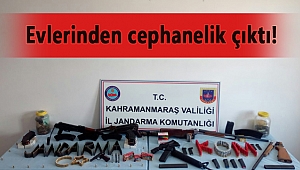 Evlerinden cephanelik çıktı!