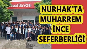 KAHRAMANMARAŞ'TA O İLÇE BANKAYA AKIN ETTİ!