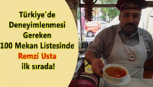 Menekşe Paça Deneyimlenmesi Gereken 100 Mekan İçinde İlk Sırada