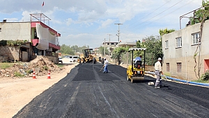 PAZARCIK BELEDİYESİNDEN SICAK ASFALT ÇALIŞMASI