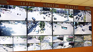 BÜYÜKŞEHİR 140 KAMERA İLE TRAFİĞİ DENETLİYOR