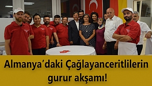 Almanya'daki Çağlayanceritlilerin gurur akşamı