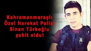 Kahramanmaraşlı Özel Harekat Polisi Sinan Türkoğlu şehit oldu 