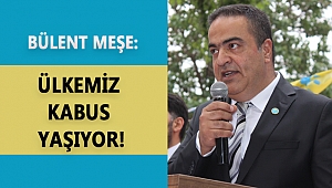 MEŞE: ÜLKEMİZ KABUS YAŞIYOR!