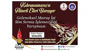 ONİKİŞUBAT BELEDİYESİ HÜNERLİ ELLERİ ÖDÜLLERİYLE BULUŞTURACAK