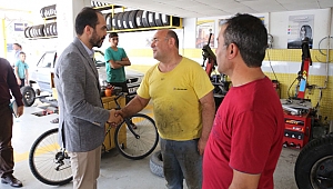 ÖZDEMİR, SANAYİ ESNAFIYLA KUCAKLAŞTI