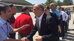 ÖZTUNÇ, ELBİSTAN ŞEKER FABRİKASI’NA SAHİP ÇIKTI!