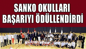 SANKO OKULLARI BAŞARIYI ÖDÜLLENDİRDİ