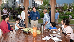 BAŞKAN ERKOÇ ALİYA İZZETBEGOVİÇ MİLLET BAHÇESİNDE