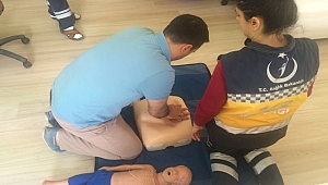 İl Sağlık Müdürlüğü Tarafından KSÜ Personeline İlkyardım Eğitimi 