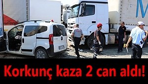 KAHRAMANMARAŞ'TA TRAFİK KAZASI 2 CAN ALDI!