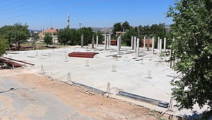 KAPALI PAZAR YERİNDE ÇALIŞMALAR TÜM HIZIYLA DEVAM EDİYOR