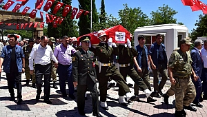 ŞEHİT UZM. ÇVŞ. AHMET İMALI DUALARLA EBEDİYETE UĞURLANDI