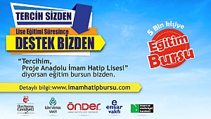 STK'LARDAN İMAM HATİP ÖĞRENCİLERİNE BURS