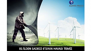 81 İLDEN SADECE 6'SININ HAVASI TEMİZ