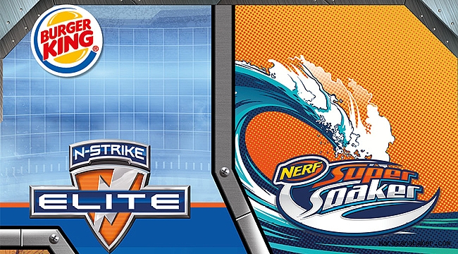 Burger King Küçük Misafirlerini Nerf oyuncaklarıyla karşılıyor