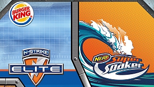 Burger King Küçük Misafirlerini Nerf oyuncaklarıyla karşılıyor