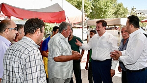 Büyükşehir Başkanı’ndan Hal Esnaflarına Ziyaret