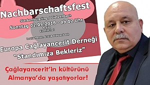 Çağlayancerit’in kültürünü Almanya’da yaşatıyorlar!
