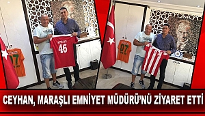 Ceyhan, Alanya İlçe Emniyet Müdürü'nü Ziyaret Etti!