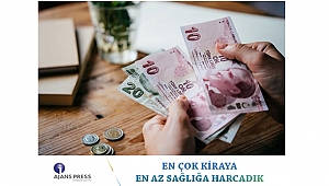 EN ÇOK KİRAYA EN AZ SAĞLIĞA HARCADIK