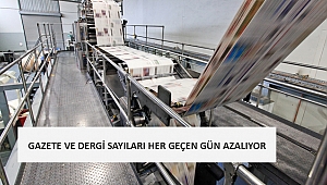GAZETE VE DERGİ SAYILARI HER GEÇEN GÜN AZALIYOR