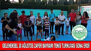 Geleneksel 30 Ağustos Zafer Bayramı Tenis Turnuvası Sona Erdi!