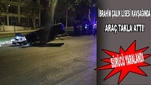 İbrahim Çalık Lisesi Kavşağında Feci Kaza!