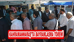 Kahramanmaraş’ta Bayramlaşma Töreni