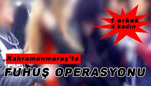 Kahramanmaraş’ta Fuhuş Operasyonu!