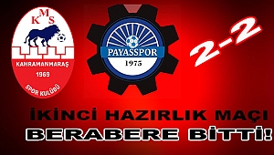 Kahramanmaraşspor Beraberlikle Yetindi