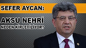 Sefer Aycan: Aksu Nehri Neden Kirletiliyor?