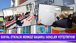 Sosyal Etkinlik Merkezi Başarılı Gençler Yetiştiriyor!