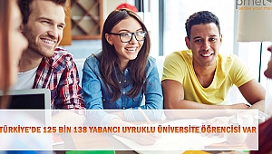 Türkiye'de 125 Bin 138 Yabancı Uyruklu Üniversite Öğrencisi Var