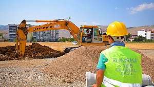 Türkoğlu’na Yeni Kanalizasyon Hattı Döşeniyor