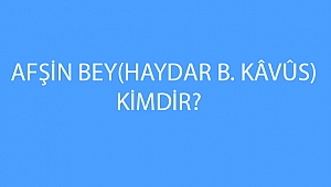 AFŞİN BEY(HAYDAR B. KÂVÛS) KİMDİR?