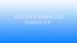 AKGÜMÜŞ MAHALLESİ NEREDEDİR?