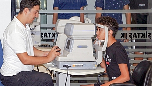 Dünyagöz Vakfı’ndan Beşiktaşlı Sporculara Göz Taraması