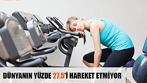 DÜNYANIN YÜZDE 27,5’İ HAREKET ETMİYOR