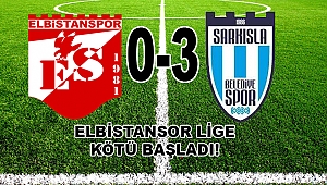 Elbistanspor 0-3 Sarkışla Belediyespor
