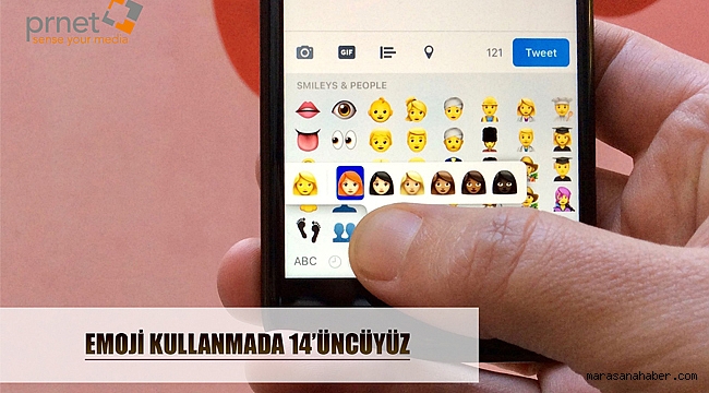 EMOJİ KULLANMADA 14’ÜNCÜYÜZ