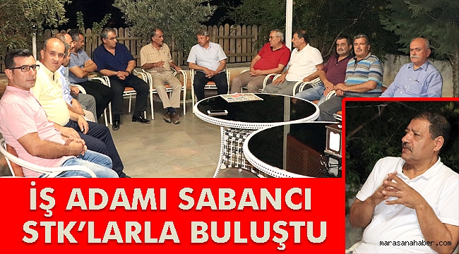 İŞ ADAMI SABANCI STK'LARLA BULUŞTU