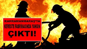 Kahramanmaraş’ta Fabrikada Yangın!