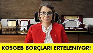 KOSGEB BORÇLARI ERTELENİYOR!